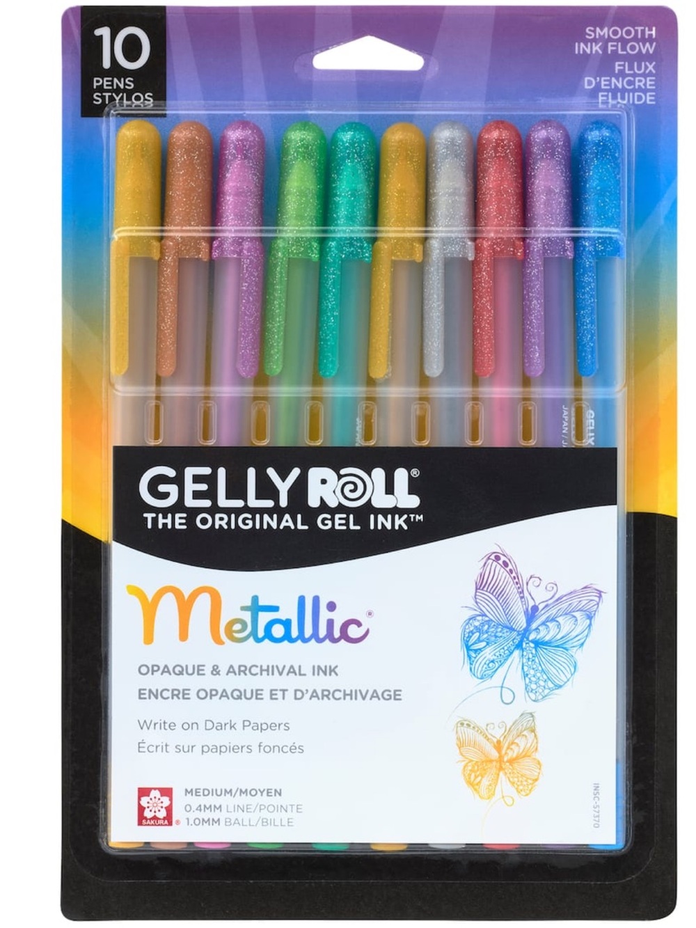 Metallic Gel Pens - Assorted Colors